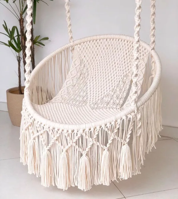 Silla Colgante Macramé