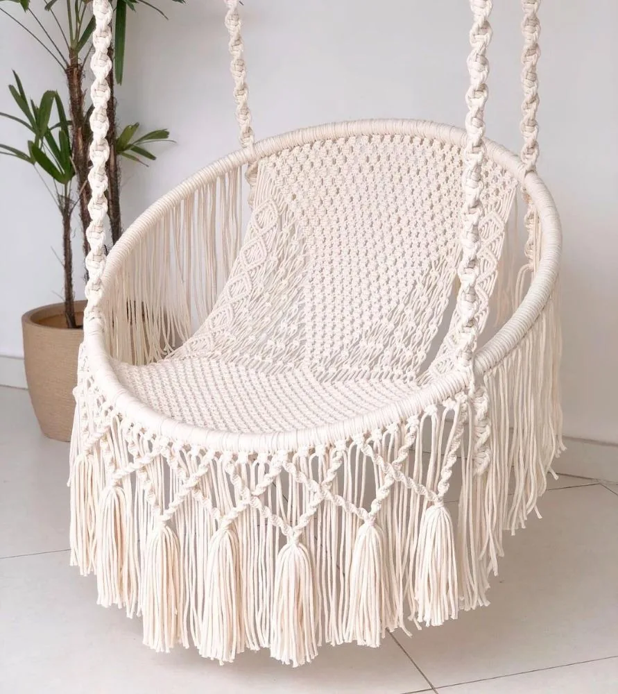 Silla Colgante Macramé